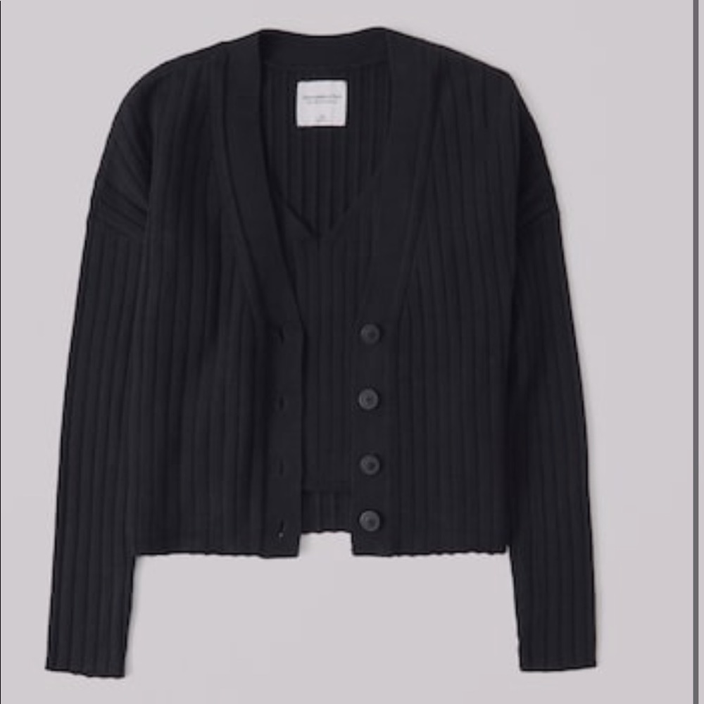 Ribbed cardigan